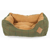 Tweed Dog Snuggle Bed