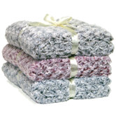 Fleece Blankets Rosette Throw