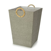 Wooden Handle Laundry Hamper