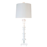 Graphic Appeal 1 Light Peninsula Buffet Table Lamp