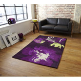 Hong Kong 2827 Purple/Green Rug