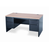 Double Pedestal Office Computer Desk