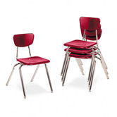 3000 Series 18" Plastic Classroom Stackable Chair