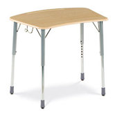Zuma Plastic Bow Front Desk