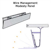 Plateau Series 72" Wire Management/Modesty Panel
