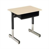 Laminate Open Front Plastic Student Desk