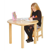 Children's Hardwood Round Table