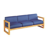 Sofa with Sled Base