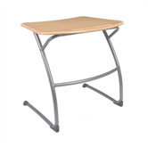 Zuma 25" Plastic Cantilever Student Desk