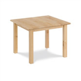Children's Hardwood Table with 18" Legs (24" x 24")