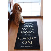 Wipe Paws And Carry On Door Mat