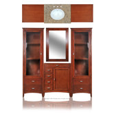 Metropolitan 79" Single Basin Vanity with 2 78" Linen Towers
