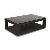 Signature Coffee Table with Tempered Glass Top