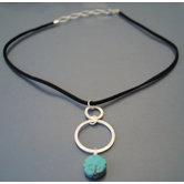 Sterling Silver Turquoise "Afternoon in Monaco" Necklace