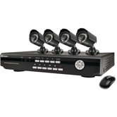 8 Channel DVR with 4 Day/Night Vision Cameras