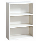 Trace 3-High Bookcase with 2 Adjustable Shelves