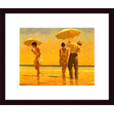 Mad Dogs by Jack Vettriano Wood Framed Art Print