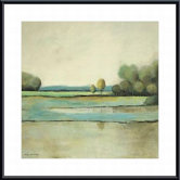 Spring on The Meadow Metal Framed Art Print