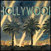 Hollywood Night Gallery Wrapped Canvas Art