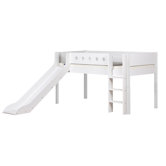 Flexa White Midsleeper with Slide