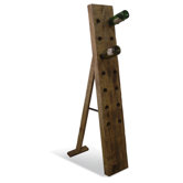 Industrial Living Wine Bottle Display Rack