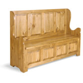Vintage Pine Four Seat Bench