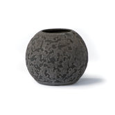 Round Etched Stone Grit Pot