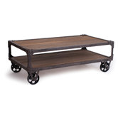 Rustic Industrial Coffee Table