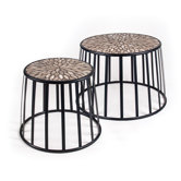 Mosaic 2 Piece Nesting Tables
