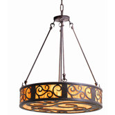 Dean 3 Light Drum Pendant