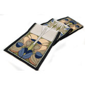 Arts and Crafts Art Nouveau Floral Window Table Runner