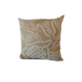Manor Crewel Cotton Biscuit Pillow