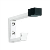 Coat and Hat Hook with Door-Stop Tip
