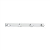 Four Hook Extruded Aluminum Coat Rack