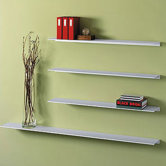 Envision&reg; Wall Mounted Aluminum Shelf