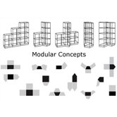 CrystalMint&reg; Trapezoid Modular Display System