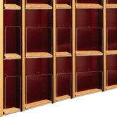 Three Pocket Modular Magazine Rack and Divider Kit