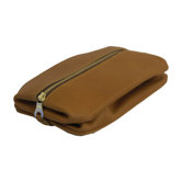 Leather Collapsible Toiletry Bag