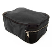 Waxed Canvas Flat Shave Kit