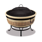 Magnesia Rattan Wicker Fire Pit