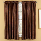 Set of 2 Aretha Crushed Faux Silk Window Curtains