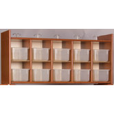 Eco Laminate Diaper Wall Storage with Trays