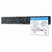 Rubber-Tak tackboard, 4 ft.