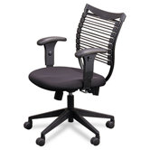 Seatflex Series Mid-Back Managerial Chair with Arms
