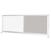 Iflex 17" H x 58-66" W Desk Privacy Panel