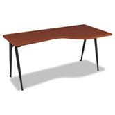 iFlex Modular Writing Desking Full Right Curved Table