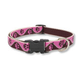 Tickled Pink 3/4" Adjustable Dog Collar