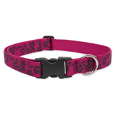 Plum Blossom 1" Adjustable Dog Collar