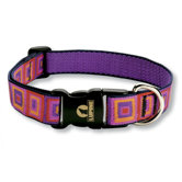 Ruby Cube 1" Adjustable Dog Collar