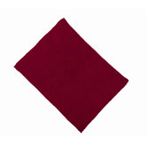 Raspberry Bloom Cable Chenille Blanket